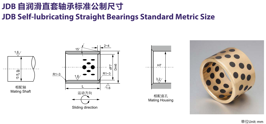 標(biāo)準(zhǔn)石墨銅套 標(biāo)準(zhǔn)石墨銅套