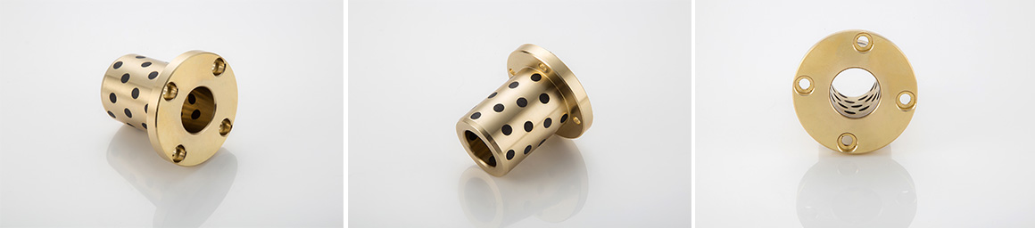 帶孔圓法蘭石墨銅套 帶孔圓法蘭石墨銅套